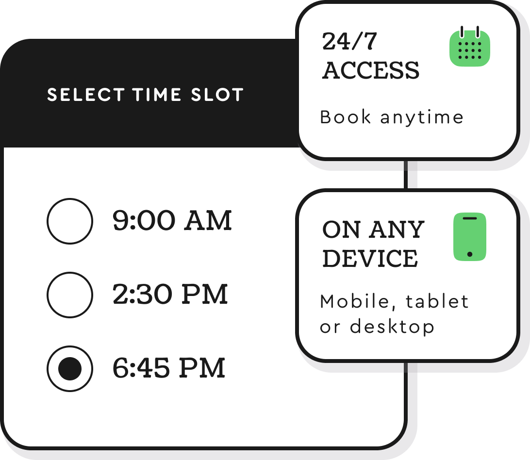 Book Appointments Interface